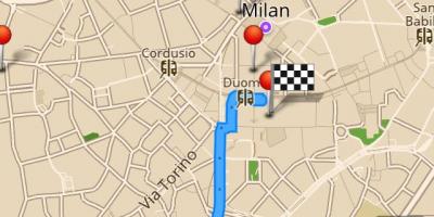 Карта на Милано офлайн