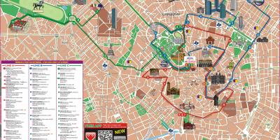 Карта на Милано автобусна линия 