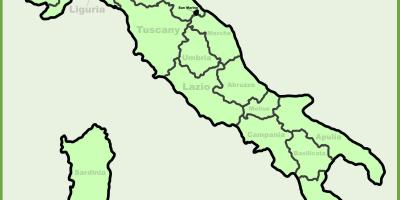 Карта на Италия показва Милано