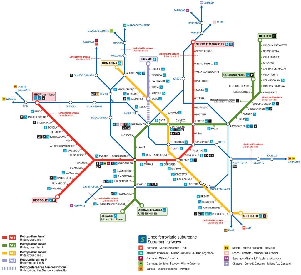 карта на банкомат Милано