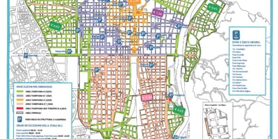 Карта на Милано паркинг 