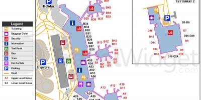 Карта на Милано, летища и железопътни гари